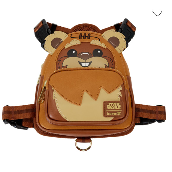 Loungefly Star Wars Ewok Cosplay Mini Backpack Dog Harness Large NWT - Picture 7 of 10